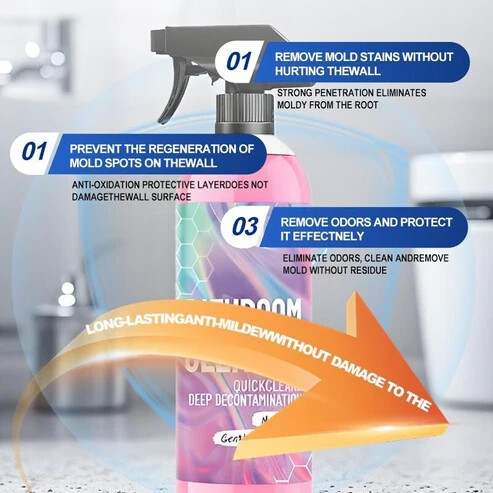 ✨ Bathroom Cleaner: Sparkle in Seconds, No Harsh Fumes✨