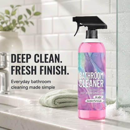 ✨ Bathroom Cleaner: Sparkle in Seconds, No Harsh Fumes✨