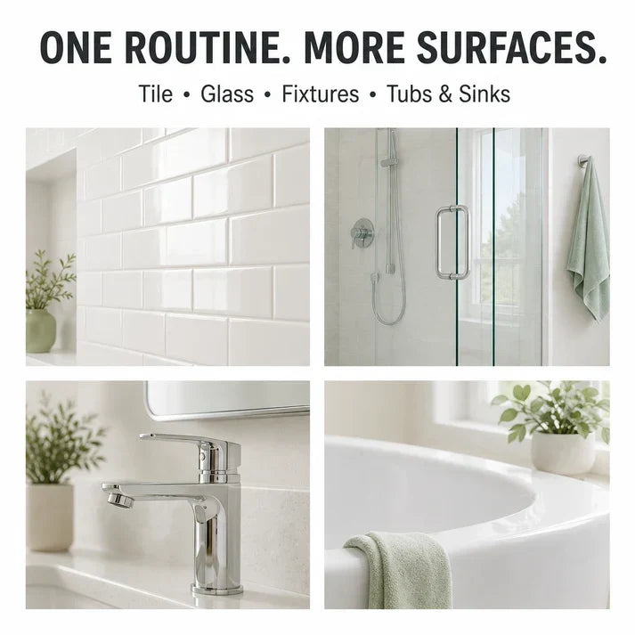 ✨ Bathroom Cleaner: Sparkle in Seconds, No Harsh Fumes✨